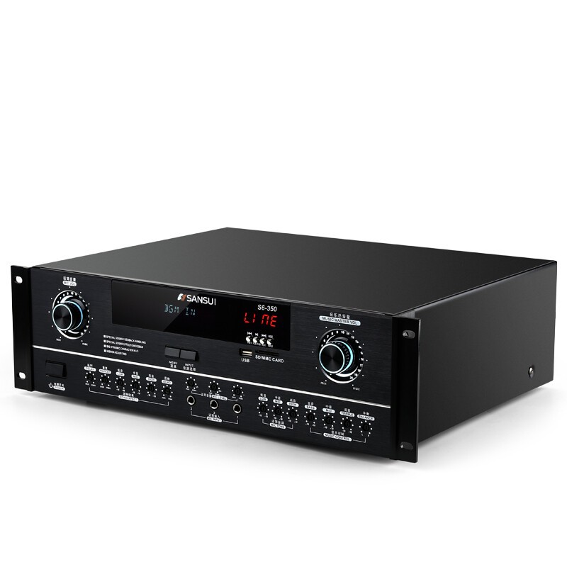 山水（SANSUI） DM-30A7.2功放机 大功率家用5.1声道重低音家庭影院数字功放 4K高清解码功放机