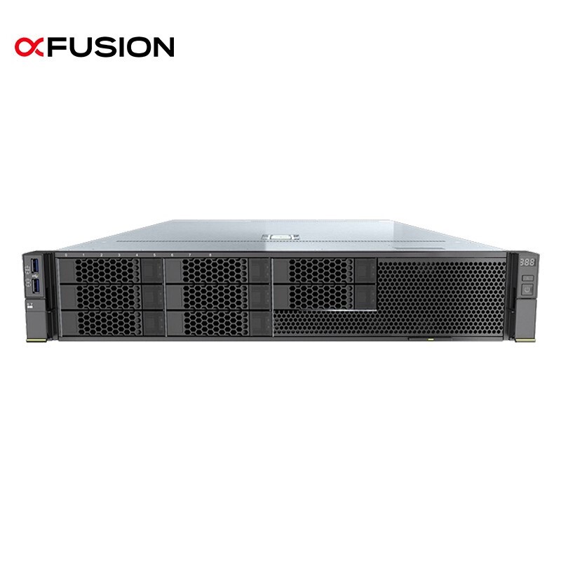 超聚变FusionServer 2288H V5 服务器主机 12盘 2U机架式 2颗银牌4208 16核 2.1G丨双电 32G内存丨4T SATA*3丨SR430C